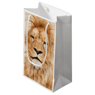 LION PORTRAIT SMALL GIFT BAG