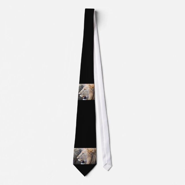 Lion Portrait Tie (Front)
