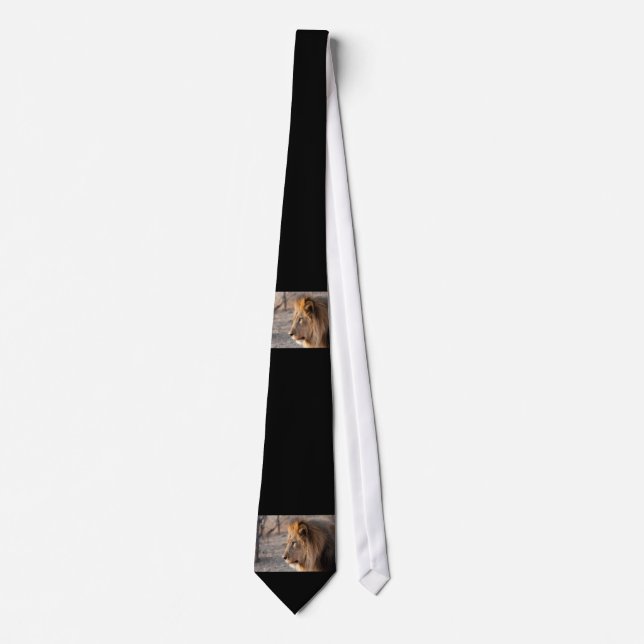 Lion Portrait Tie (Front)