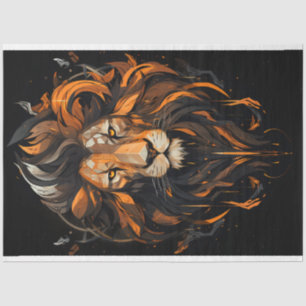 Lion Portrait Tissue Paper