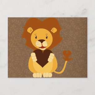 lion postcard
