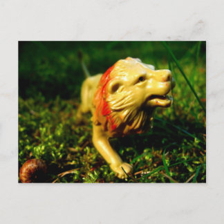 lion postcard