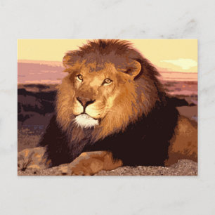 Lion Postcard