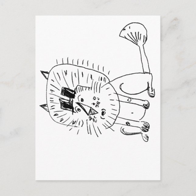 Lion Postcard (Front)