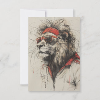 Lion Postcard