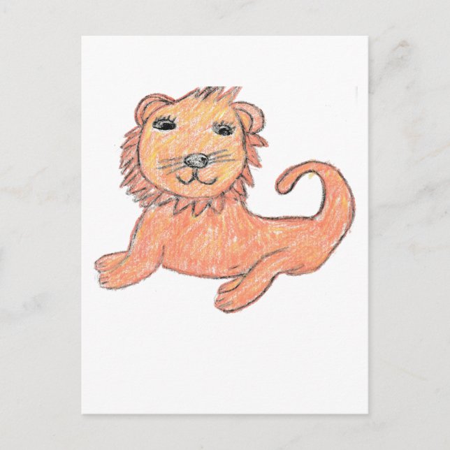 Lion Postcard (Front)