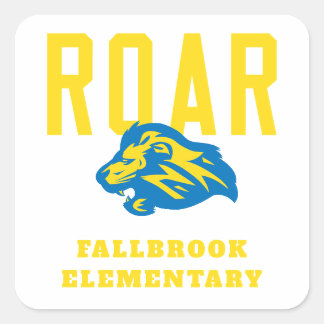 Lion Pride Square Sticker