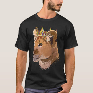 Lion Prince Wildcat Big Cats Baby Lion Family T-Shirt