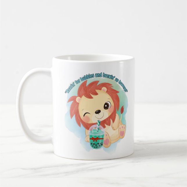 lion quote coffee mug (Left)
