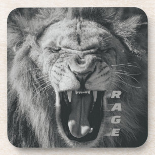 Lion Rage Black and White Roar Coaster