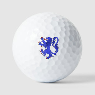 Lion Rampant Azure Golf Balls