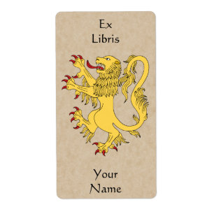 Lion Rampant Bookplate
