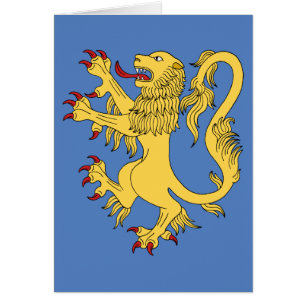 Lion Rampant Greeting Card