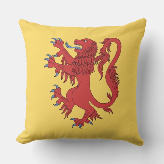 Lion Rampant Gules Cushion (Front)