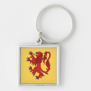 Lion Rampant Gules Key Ring
