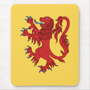 Lion Rampant Gules Mouse Pad