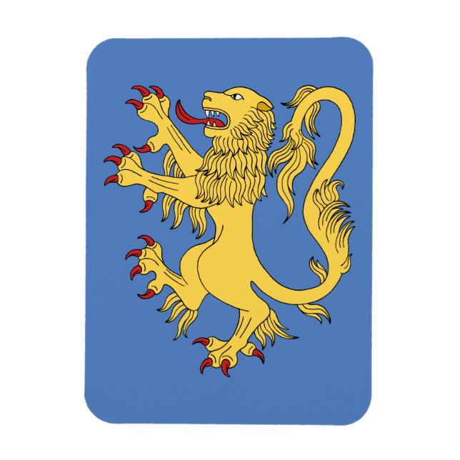 Lion Rampant Magnet (Vertical)