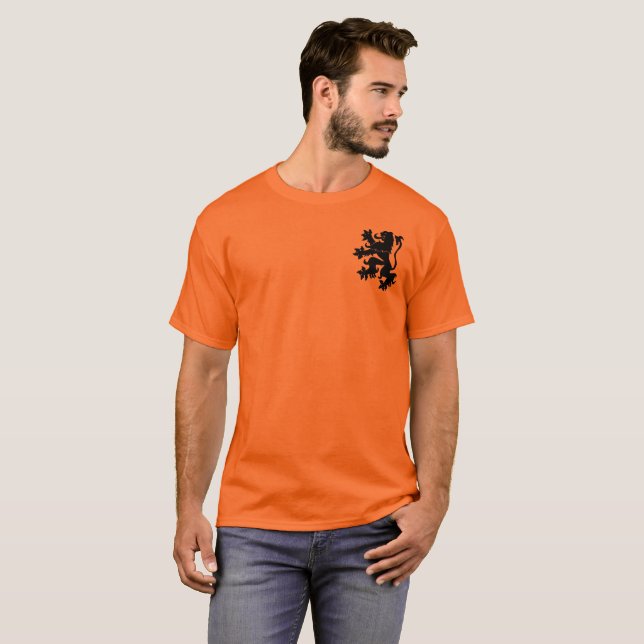 Lion Rampant. Netherlands. T-Shirt (Front Full)