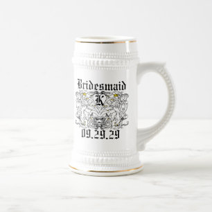 Lion Rampant Renaissance Wedding Beer Stein