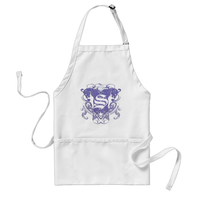 Lion Rampant Renaissance Wedding Gothic Standard Apron (Front)