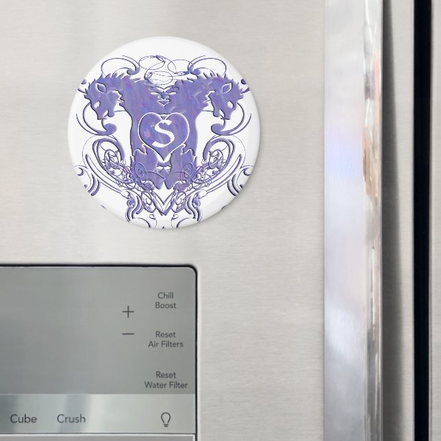 Lion Rampant Renaissance Wedding Magnet (In Situ (Fridge))