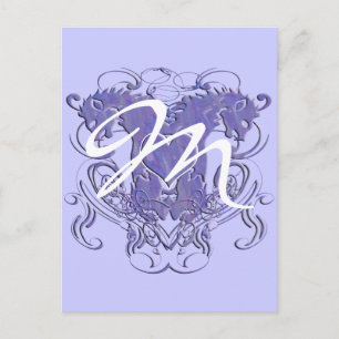 Lion Rampant Renaissance Wedding Postcard