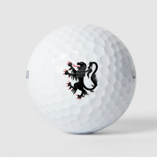 Lion Rampant Sable Golf Balls