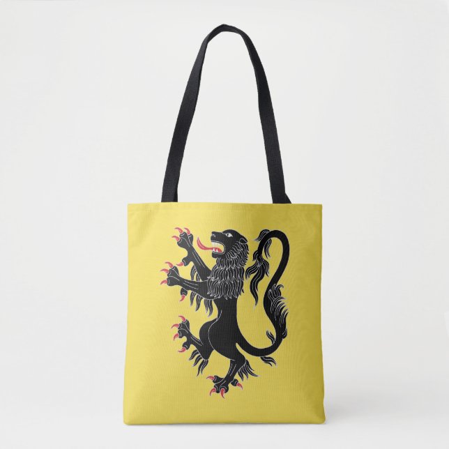 Lion Rampant Sable Tote Bag (Front)