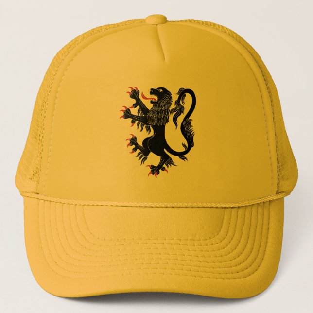 Lion Rampant Sable Trucker Hat (Front)