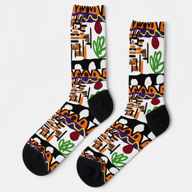 Lion rear art  socks (Left)