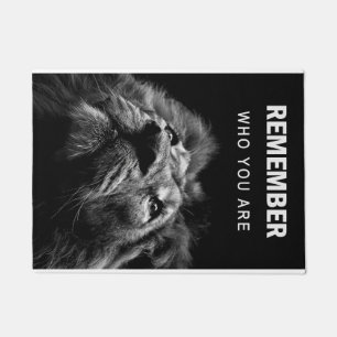 Lion Remember Who You Are Doormat