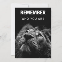 Lion Remember Who You Are