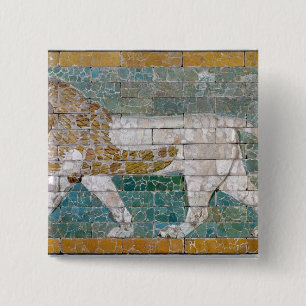 Lion representing Ishtar 15 Cm Square Badge