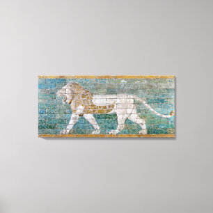 Lion representing Ishtar Canvas Print