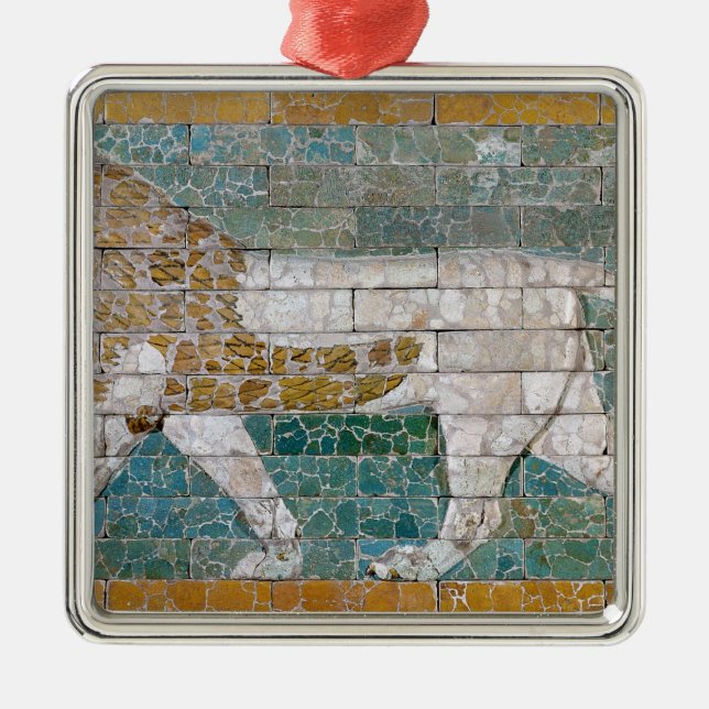 Lion representing Ishtar Metal Tree Decoration (Front)