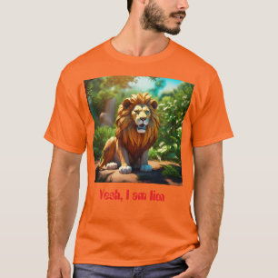 Lion : Roar of Agony T-Shirt Design