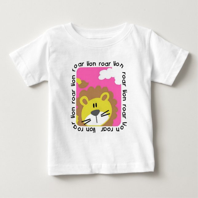 Lion Roar Toddler Ruffle Tee (Front)