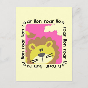 Lion Roar Tshirts and Gifts Postcard