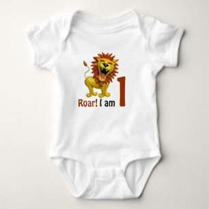 Lion Roaring Baby Bodysuit
