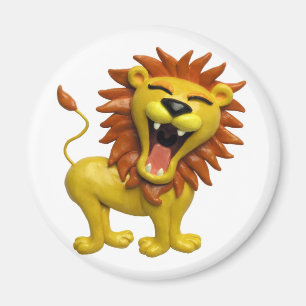 Lion Roaring Magnet