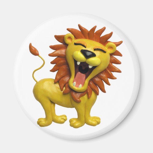 Lion Roaring Magnet (Front)