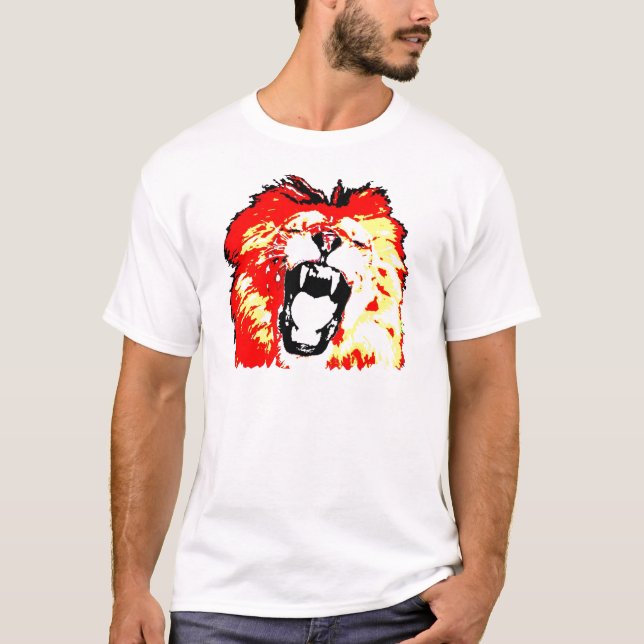 Lion Roaring T-Shirt (Front)