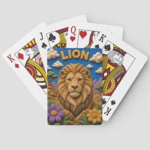 Lion Rocky Kopje Modern KlayKoo Playing Cards