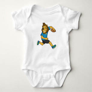 Lion Rugby player Football Baby Bodysuit