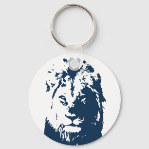 Lion’s face key ring