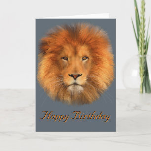 Lion’s Mane birthday Card