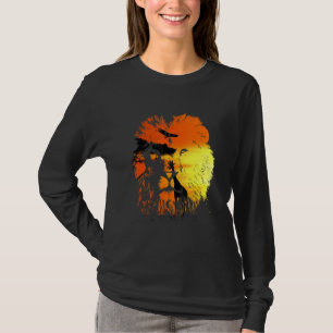 Lion Safari Sunset Zoo Keeper Animal Big Wild Cats T-Shirt