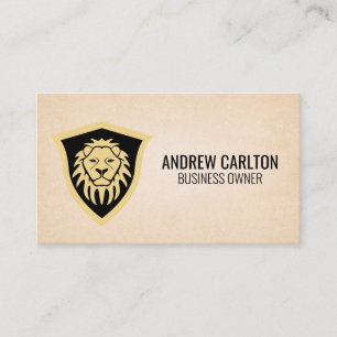 Lion Shield Business Card