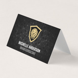 Lion Shield Business Card