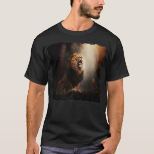 Lion Shirt Jungle Safari Wildlife Animal Lion Cat 